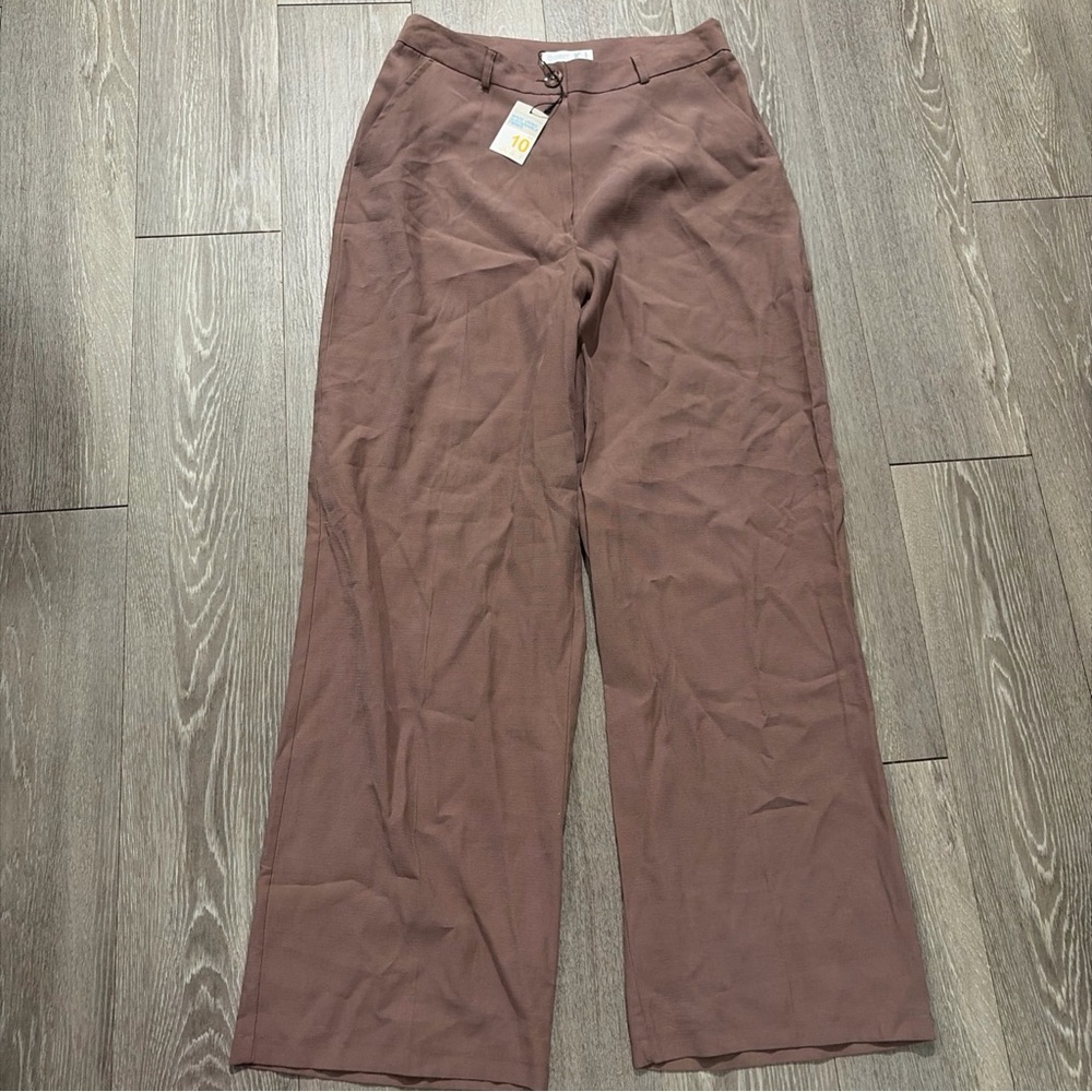 Primark Women’s Pants Size 10 Taupe Color New With Tags